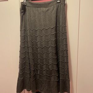 Gray Sweater Skirt